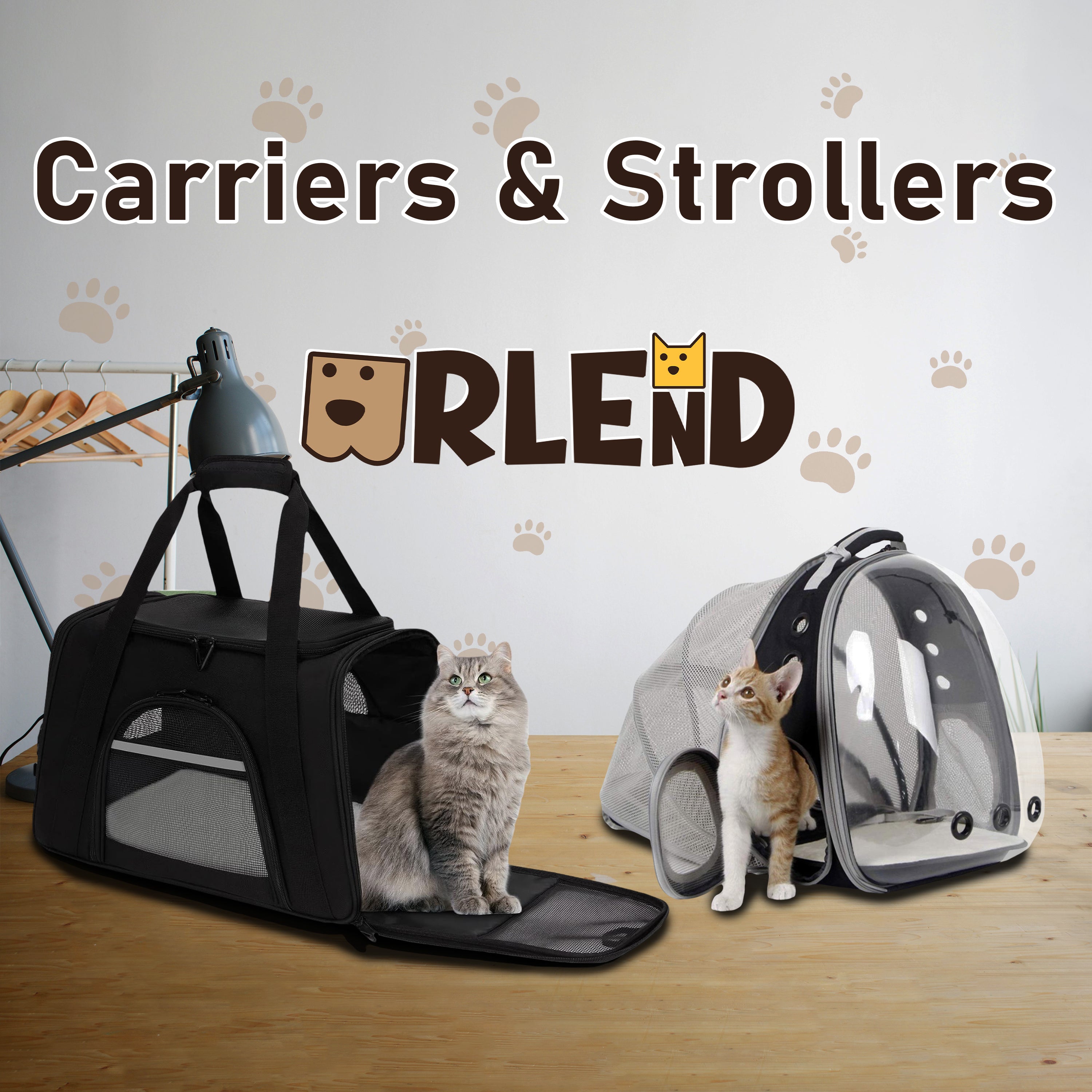 Explore durable pet carriers and strollers for easy, comfortable travel. From collapsible crates to wheeled strollers, our collection ensures secure, travel-friendly designs for pets of all sizes