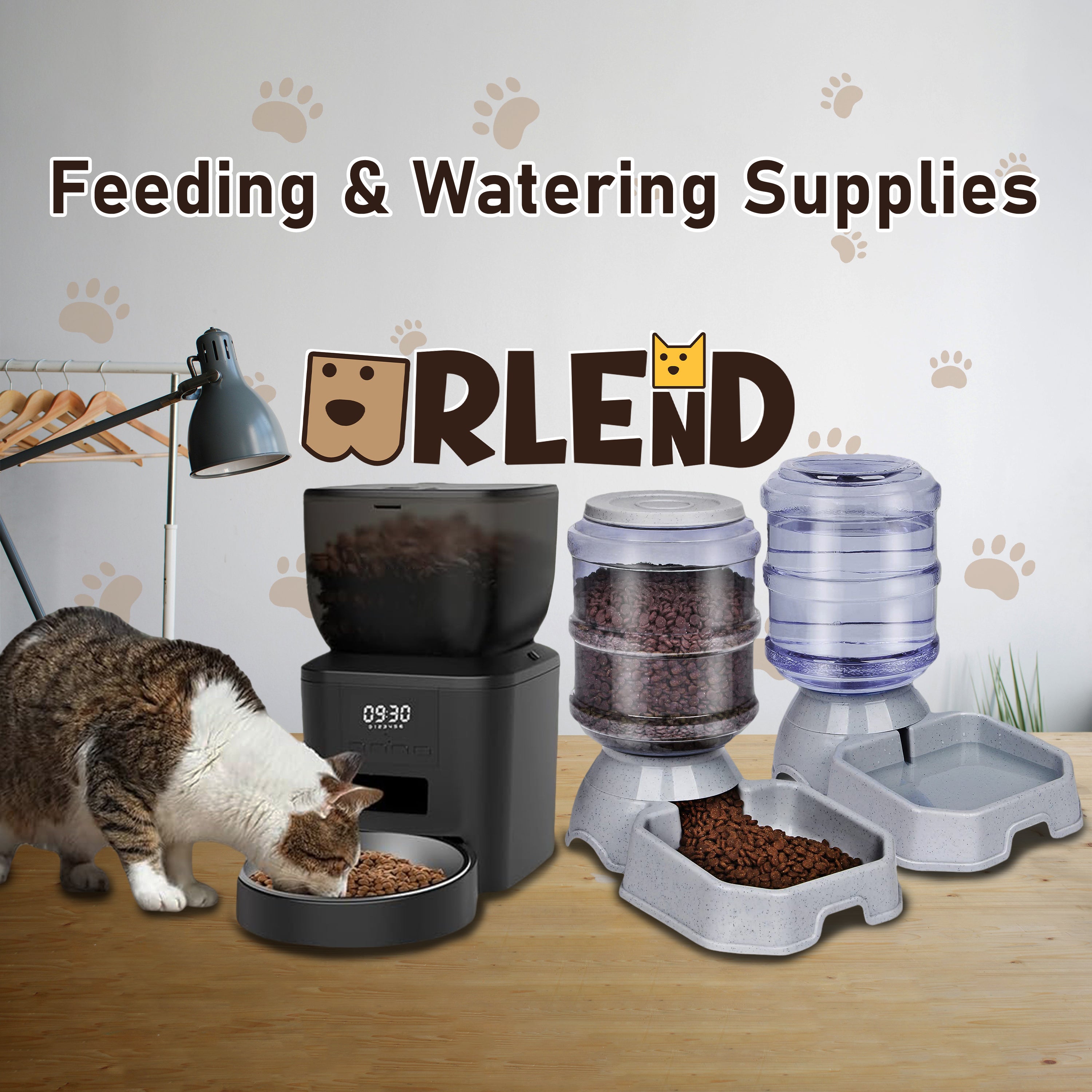 Upgrade mealtime with our feeding and watering supplies. Featuring automatic feeders, water fountains, and slow-feed bowls, our collection promotes healthy hydration and portion control for pets