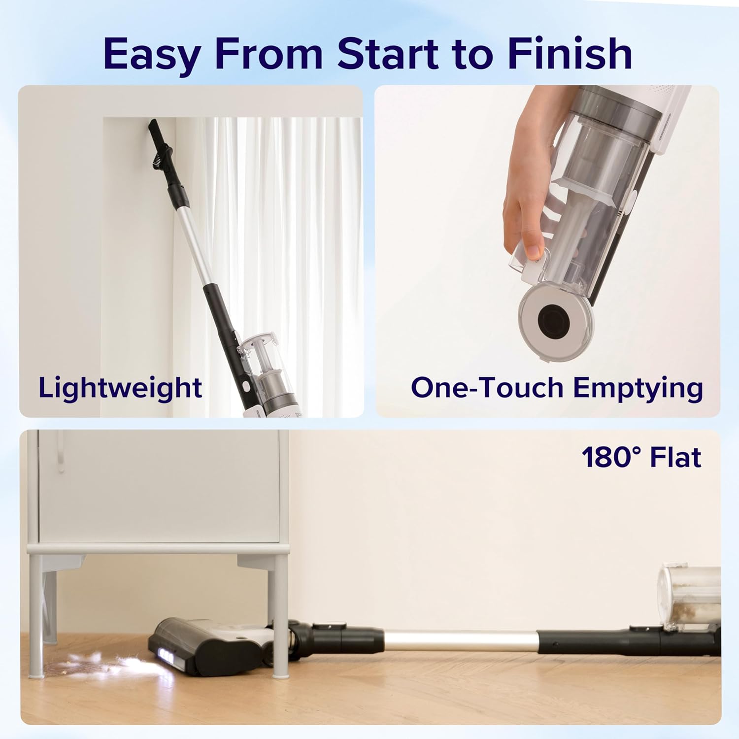 LEVOIT Cordless Stick Vacuum Cleaner: Tangle-Resistant, High-Performance Cleaning