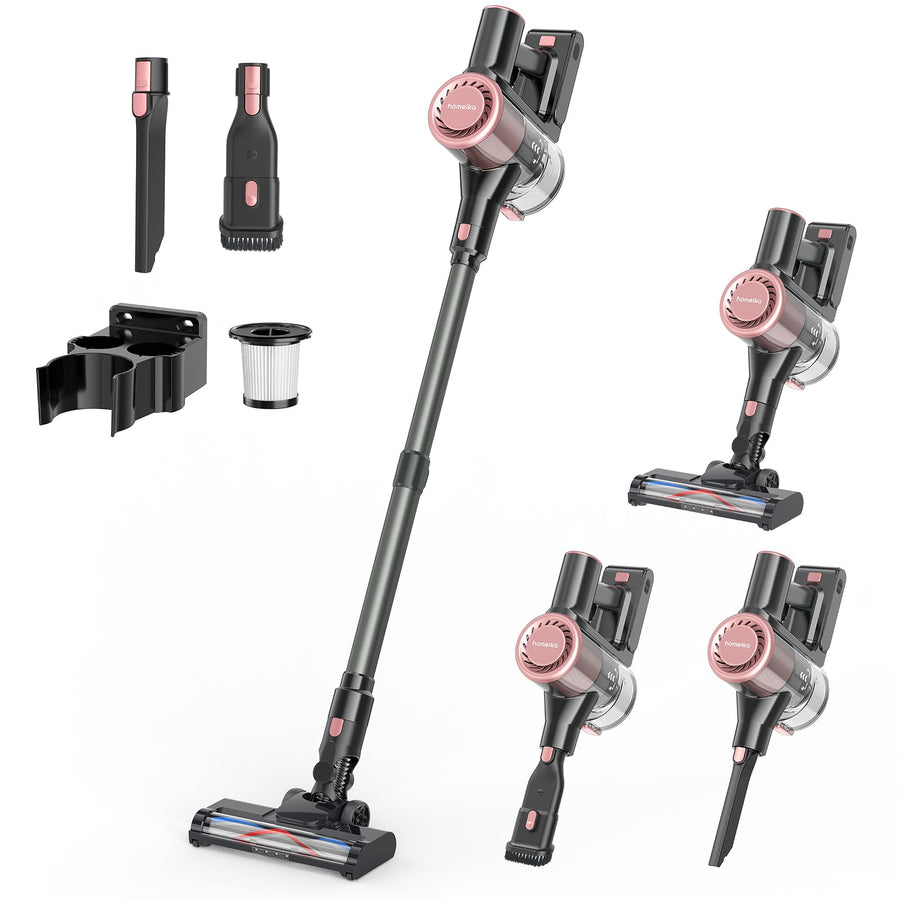 Homeika 28KPa Cordless Vacuum Cleaner – 380W Motor, 8-in-1 Versatile Lightweight Stick Vacuum with 50-Minute Runtime