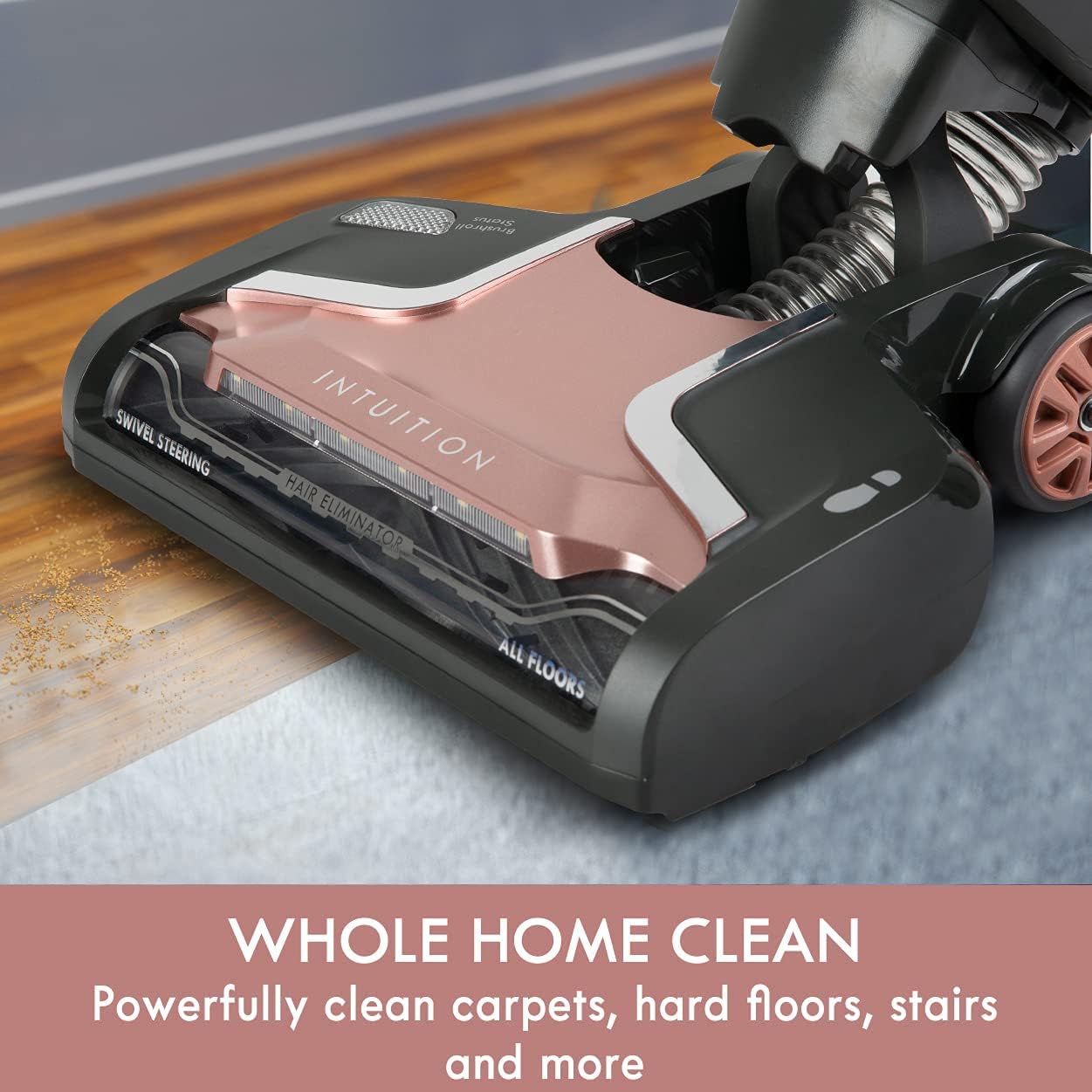 Kenmore Intuition BU4050 Bagged Upright Vacuum: Rose Gold - Advanced Hair Eliminator Brushroll & Pet HandiMate Tool