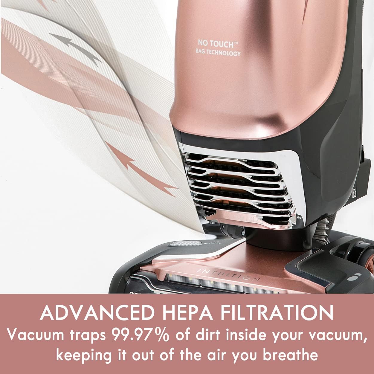 Kenmore Intuition BU4050 Bagged Upright Vacuum: Rose Gold - Advanced Hair Eliminator Brushroll & Pet HandiMate Tool