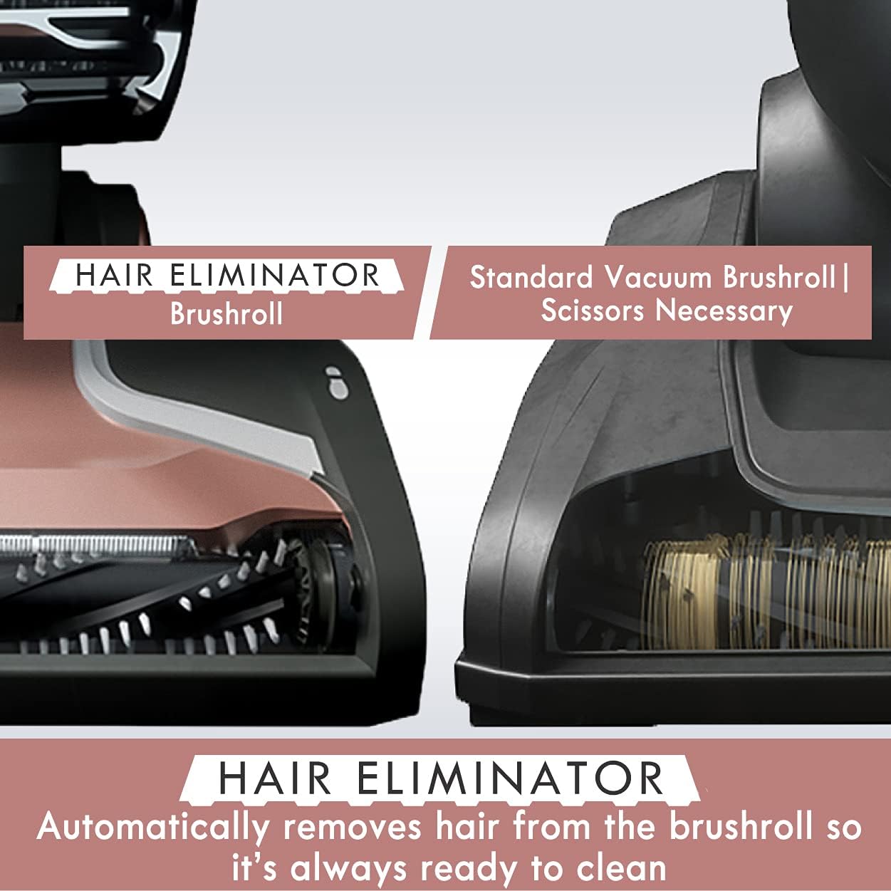 Kenmore Intuition BU4050 Bagged Upright Vacuum: Rose Gold - Advanced Hair Eliminator Brushroll & Pet HandiMate Tool