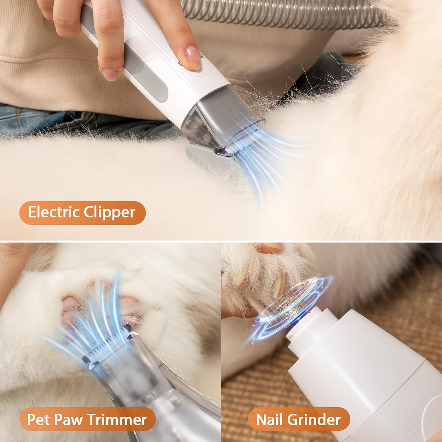 Afloia Pro Pet Grooming Kit with Vacuum – Complete Grooming Solution for Dogs & Cats