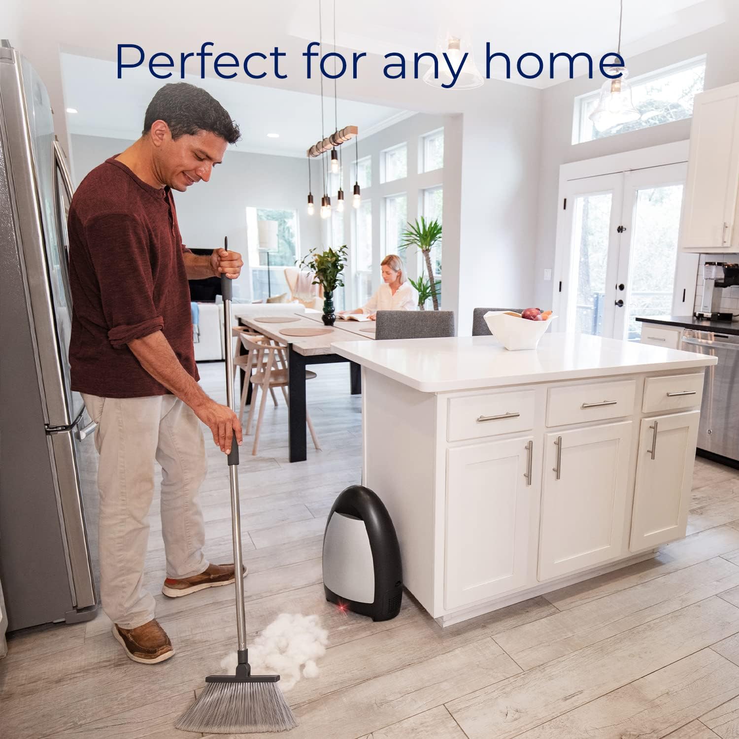 EyeVac Home Touchless Vacuum: Automatic Dustpan for Effortless Cleaning