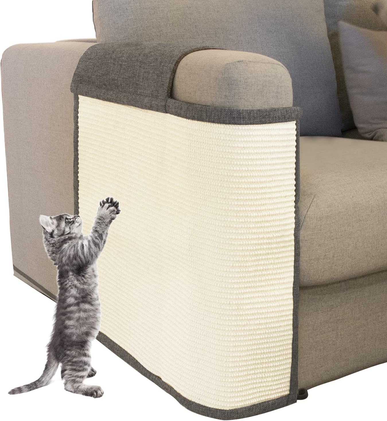 Oroonoko Natural Sisal Furniture Protector for Cats – Perfect for Sofas and Chairs