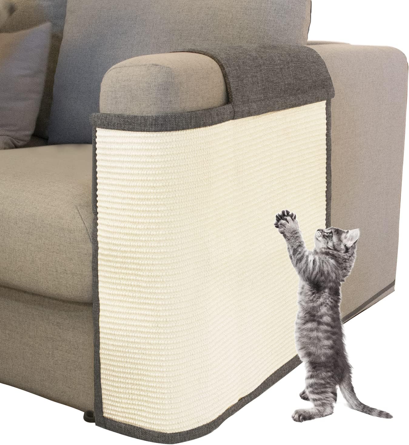 Oroonoko Natural Sisal Furniture Protector for Cats – Perfect for Sofas and Chairs