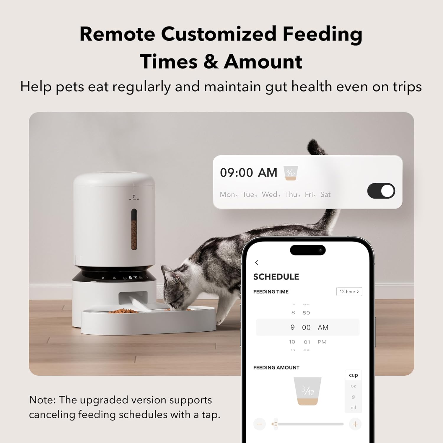 PETLIBRO WiFi-Enabled Automatic Cat Feeder