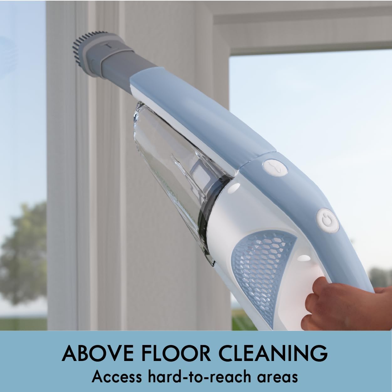 Kenmore DS1020 16V Cordless Stick Vacuum – Lightweight 2-in-1 Handheld with LED Headlight and 2-Speed Power Control for Versatile Cleaning