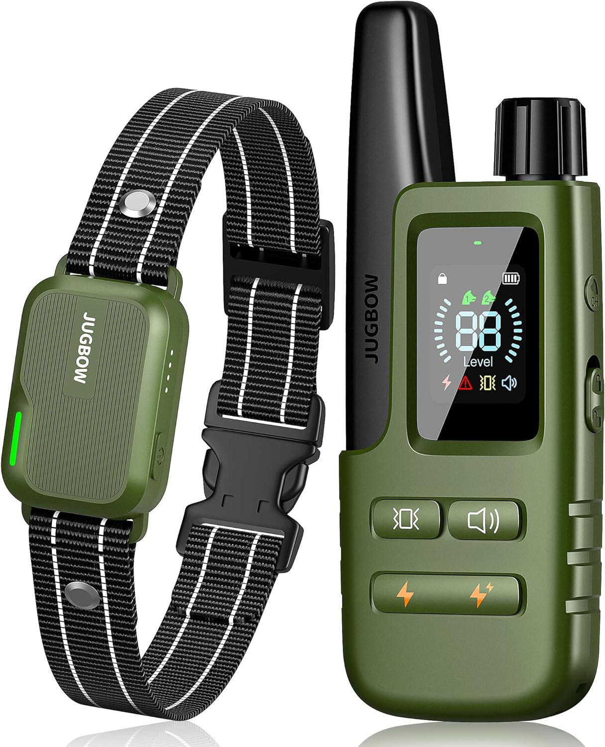 Jugbow 3300FT Dog Training Collar with Remote – IPX7 Waterproof E-Collar Featuring 4 Training Modes