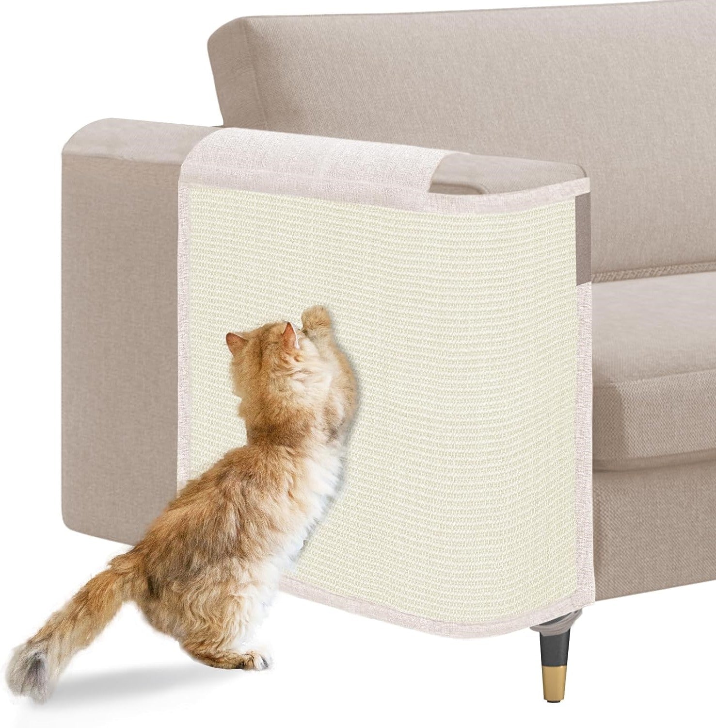 Oroonoko Natural Sisal Furniture Protector for Cats – Perfect for Sofas and Chairs