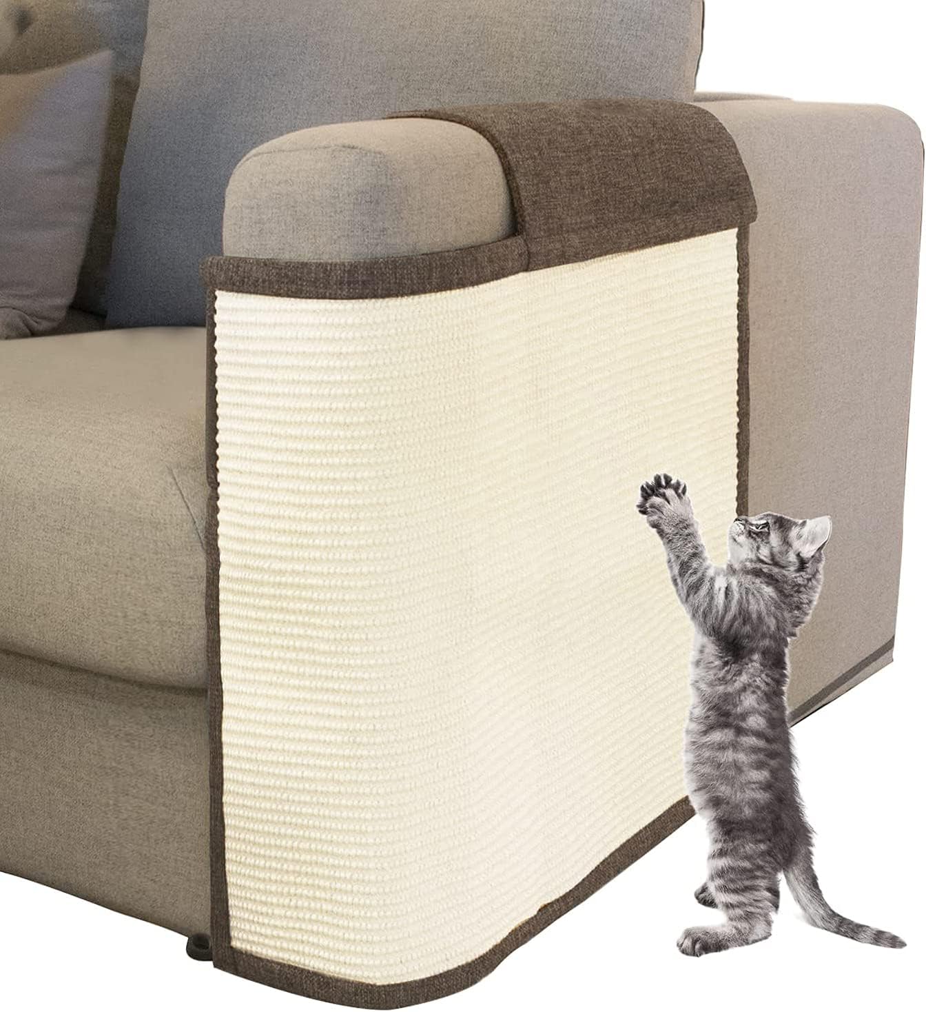 Oroonoko Natural Sisal Furniture Protector for Cats – Perfect for Sofas and Chairs