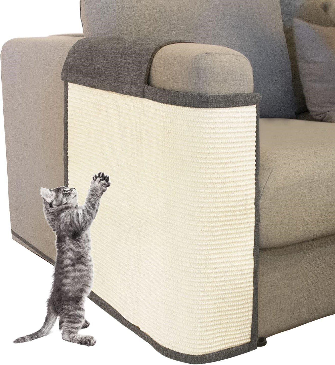 Oroonoko Natural Sisal Furniture Protector for Cats – Perfect for Sofas and Chairs